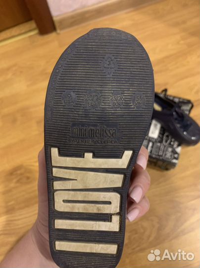 Кроссовки для девочки mini melissa 26