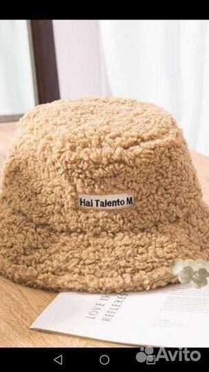 Шляпа новая модная из экомеха