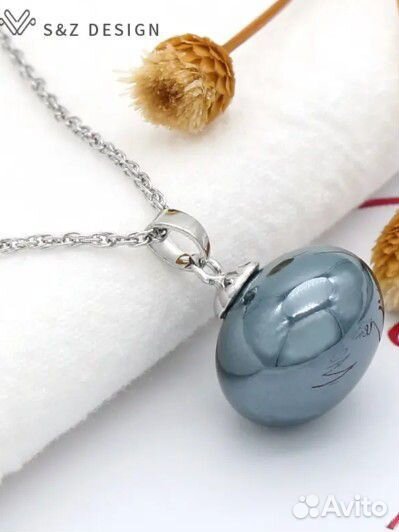 Серьги с крупным жемчугом. Италия