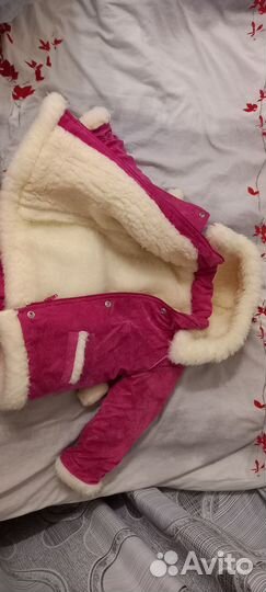 Детский зимний костюм на девочку 104