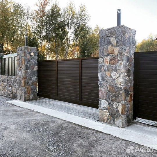 Откатные ворота Alutech ProTrend