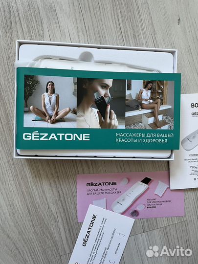 Ультрозвуковой аппарат для лица gezatone новый