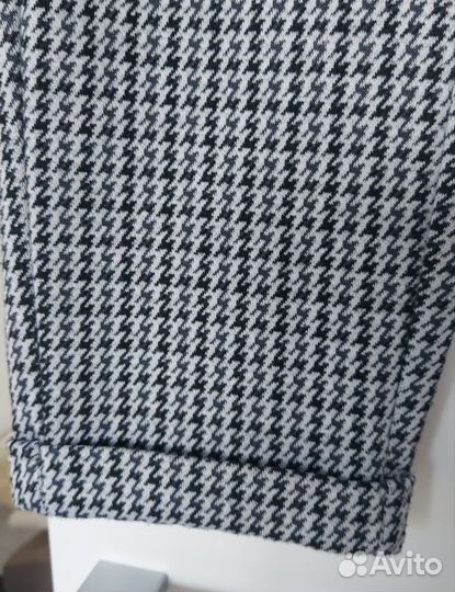 Трикотажные школьные брюки