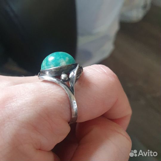 Комплект Кольцо Серьги Серебро Винтаж СССР