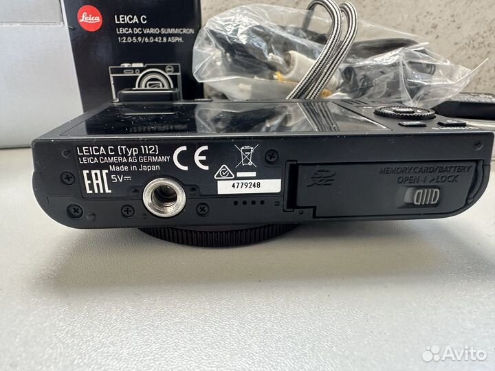 Компактный фотоаппарат leica C (Typ 112)