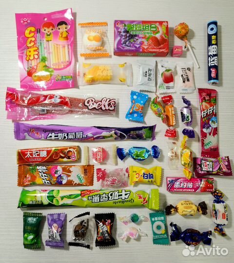 Набор азиатских сладостей, sweet box, сладости