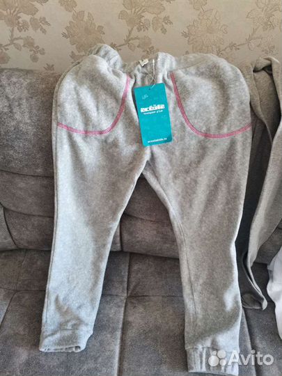 Штаны на девочку флис