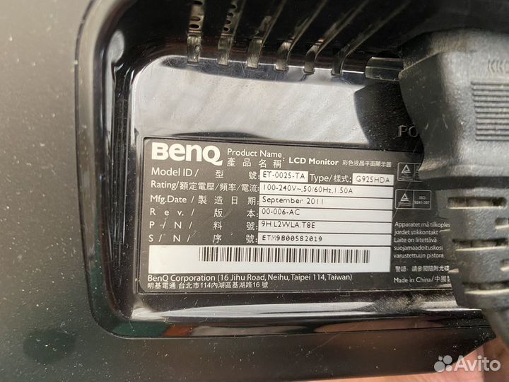 Монитор Benq