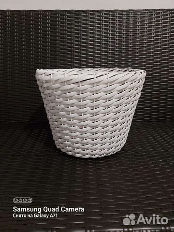 Кашпо из ротанга