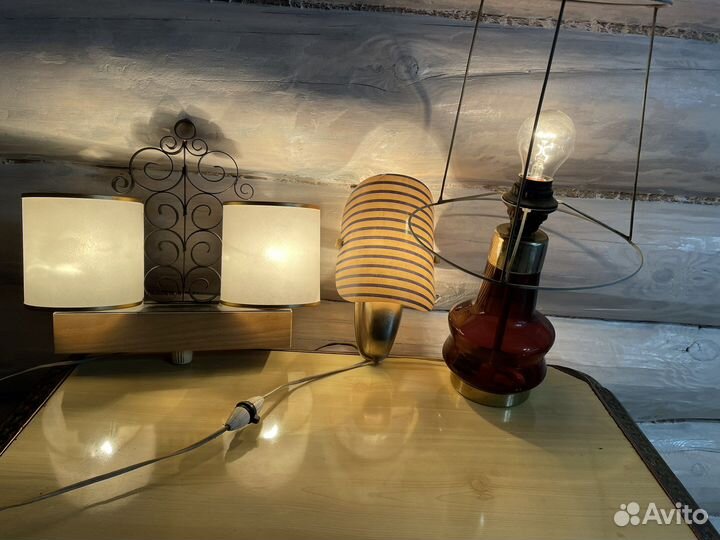 Лампа настенная, лампа настольная СССР