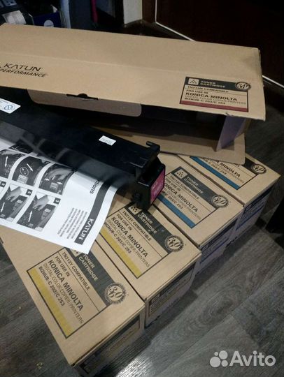 Картриджи тонерные Konica Minolta c253 katun
