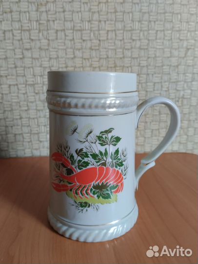 Кружка пивная фарфор 0.5л СССР