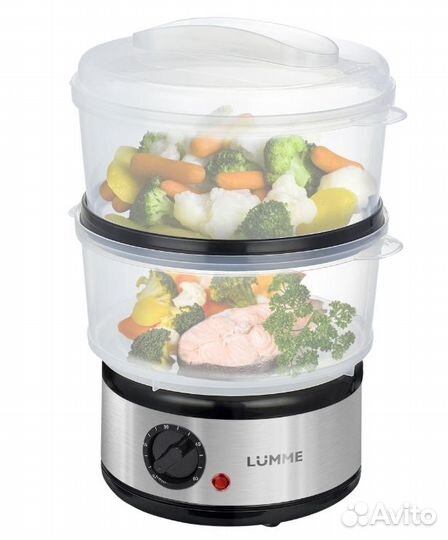 Пароварка электрическая таймер lumme Новая