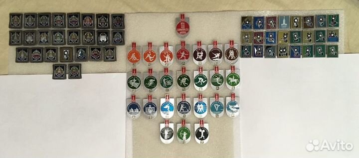 Значки СССР олимпиада 80