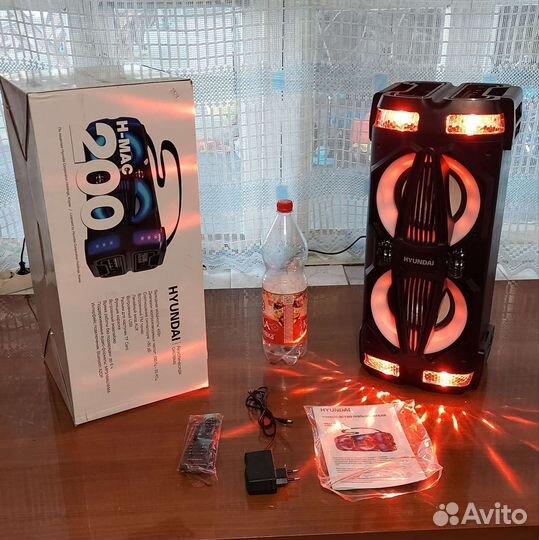 Bluetooth колонка 45W fm usb aux microSD