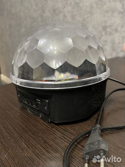 Диско шар светомузыка light ball