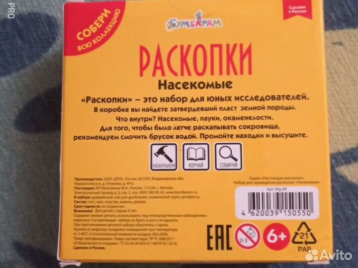Раскопки насекомые