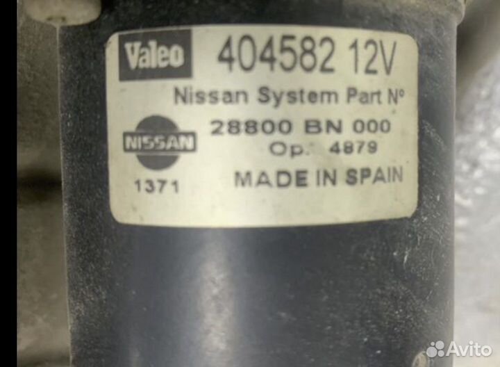 Nissan Almera N16 трапеция стеклоочистителя