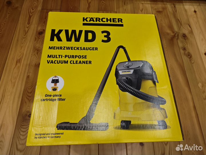 Пылесос Karcher Wd 3
