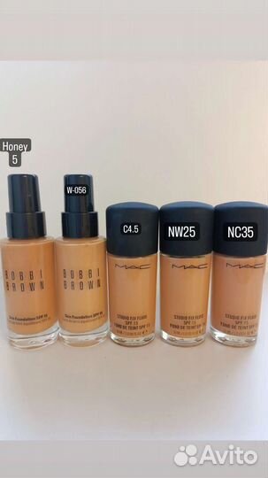 Крем тональный Mac, Bobby Brown,KVD, консилер