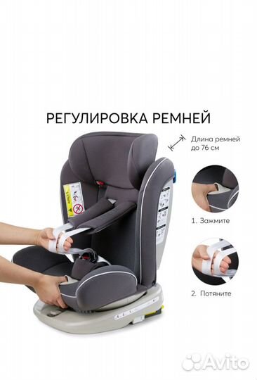 Автокресло Happy Baby Unix группы 0+/1/2/3, isofix