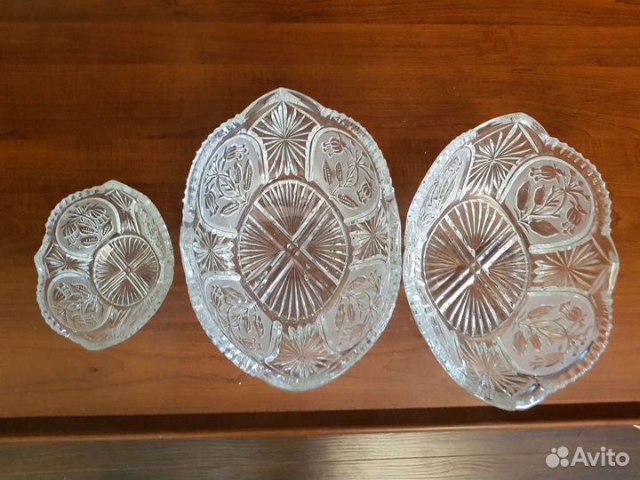 Хрусталь ссср. Вазы и статуэтки