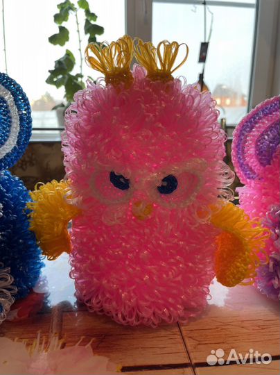 Мочалки (игрушки) ручной вязки