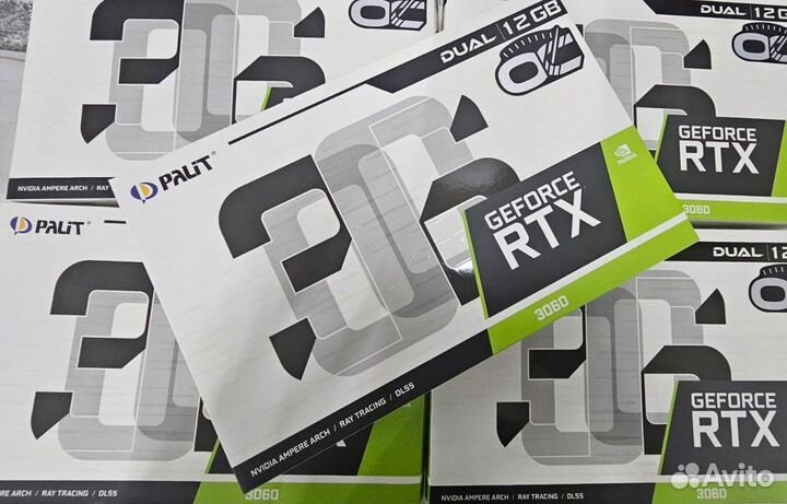 Видеокарты RTX 3060 Palit Dual OC Ростест