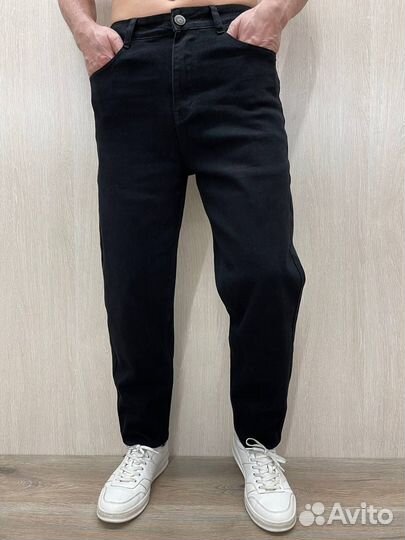 Джинсы бананы мужские