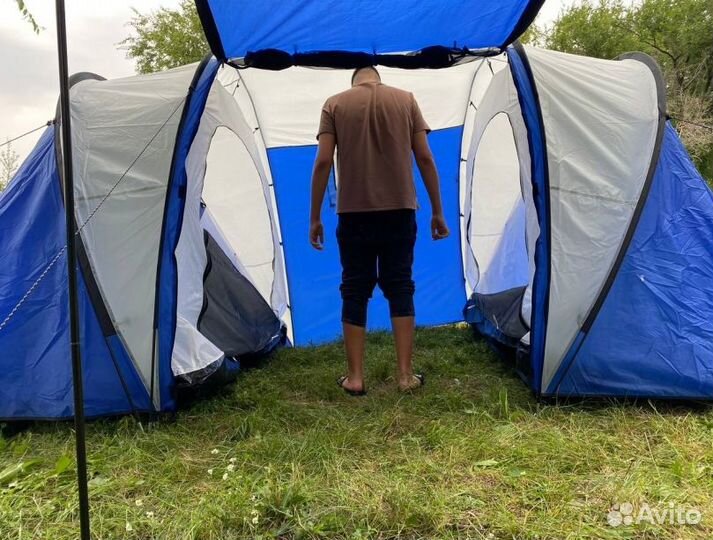 Палатка туристическая с 2 комнатами
