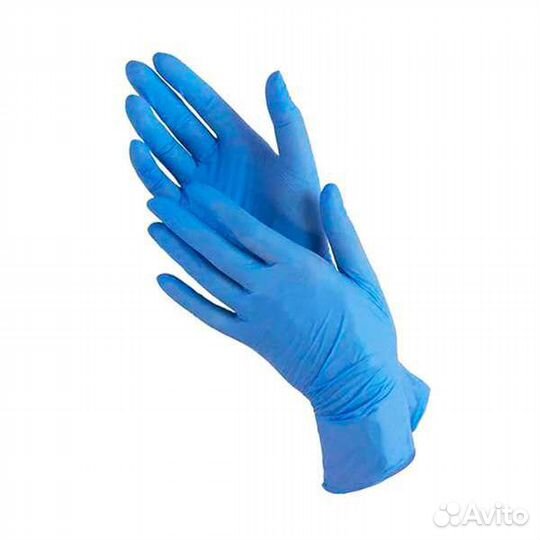 Перчатки нитриловые м
