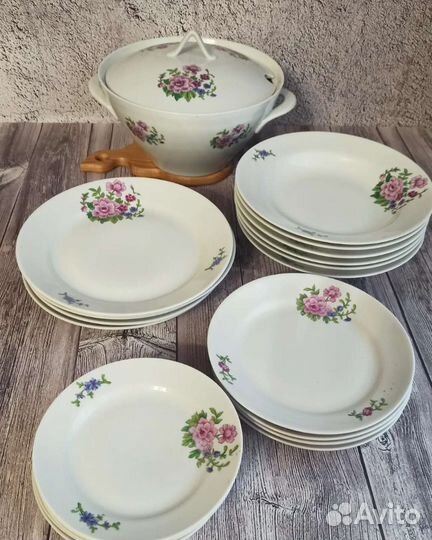 Сервиз столовый Дулево, СССР