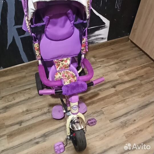 Велосипед коляска с ручкой