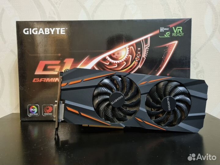 Видеокарта 6Gb Gigabyte GTX 1060 G1 Gaming