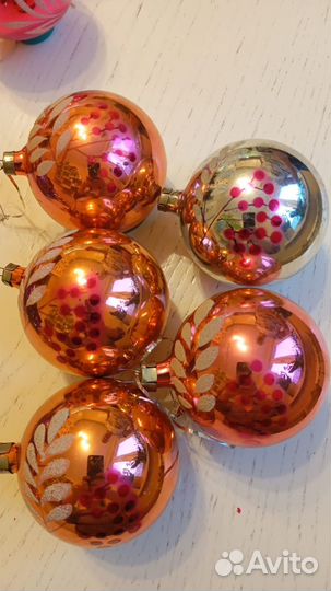 Елочные игрушки СССР и гдр шары
