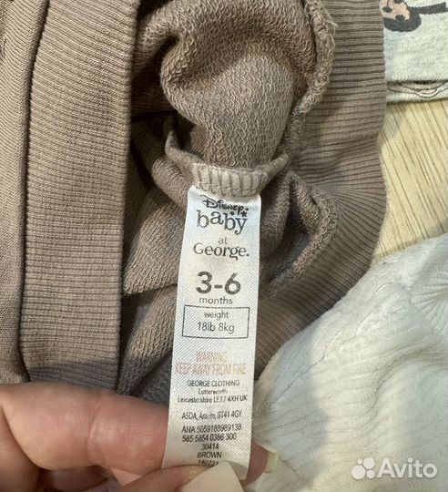 Свитшот (кофта )на девочку 3-6 мес. disney primark