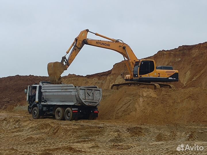 Песок речной, карьерный, намывной