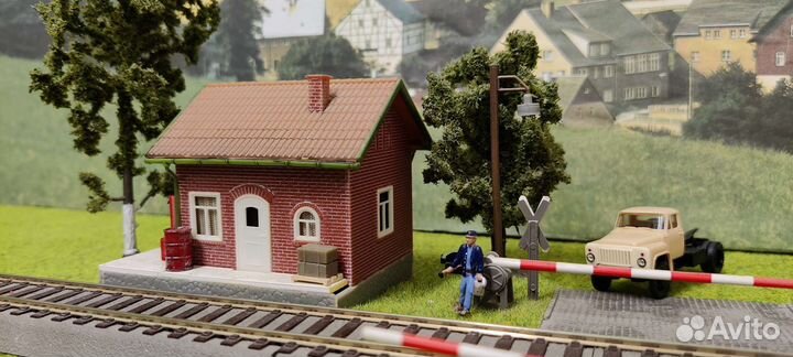 Железная дорога будка обходчика 3 Piko Roco макет