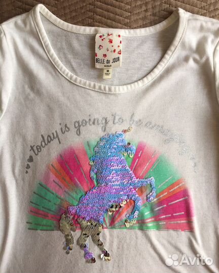 Футболки на девочку 6-8 лет