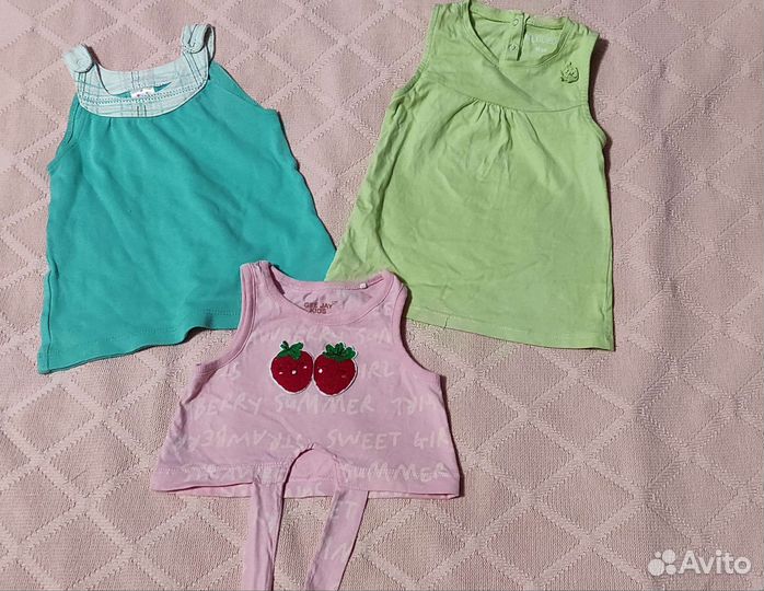 Вещи пакетом на девочку 6-9 месяцев