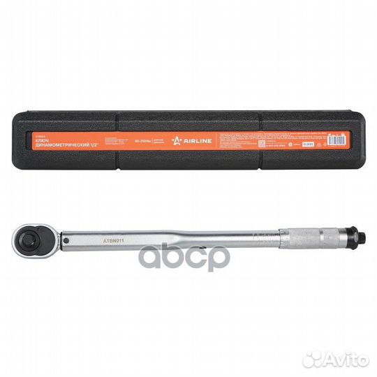 Ключ динамометрический 1/2 40-210Нм в кейсе, набор