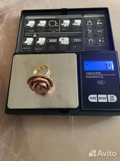 Кольцо роза