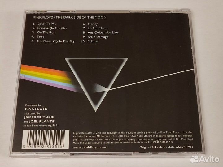 Cd Pink Floyd - Dark Side Of The Moon