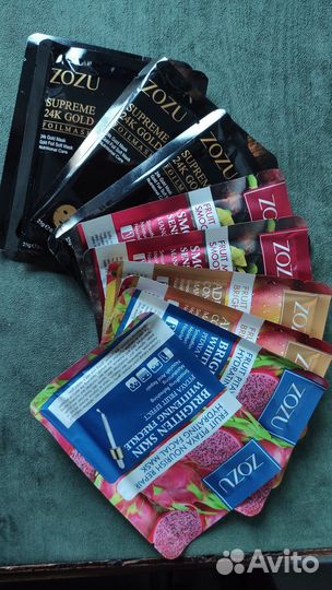 Набор косметических масок для лица