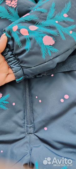 Зимний комбинезон для девочки 104