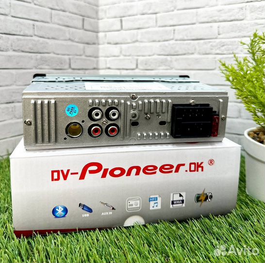 Магнитола 1 din с bluetooth pioneer арт168