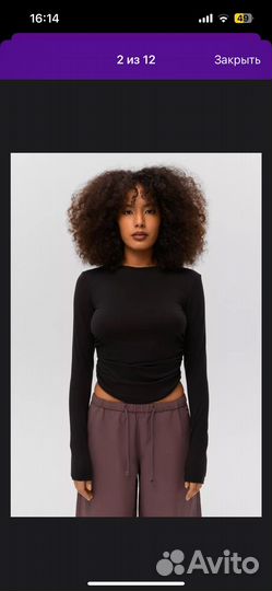 Топ лонгслив