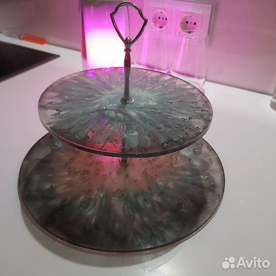 Фруктовница этажерка из эпоксидной смолы