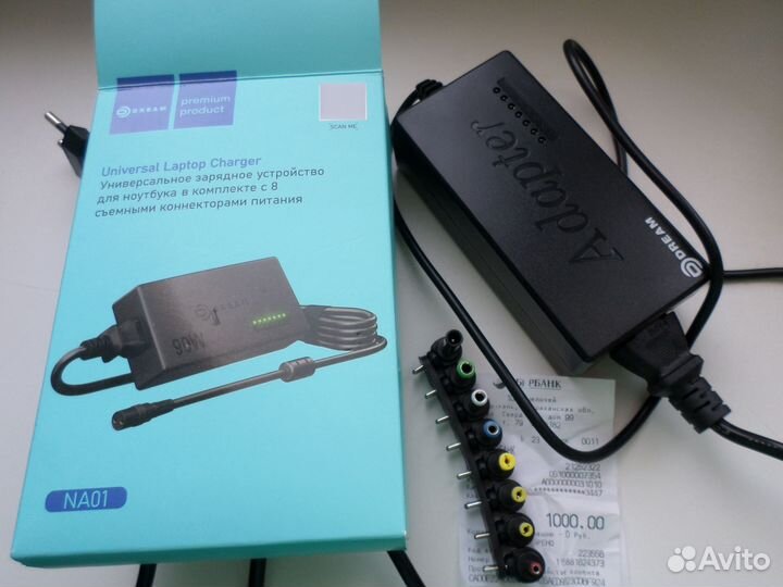 Новое универс.зарядн.устр-во для ноут.с 8 коннекто