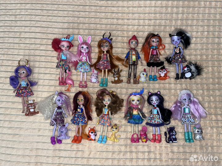 Куклы энчантималс с питомцами